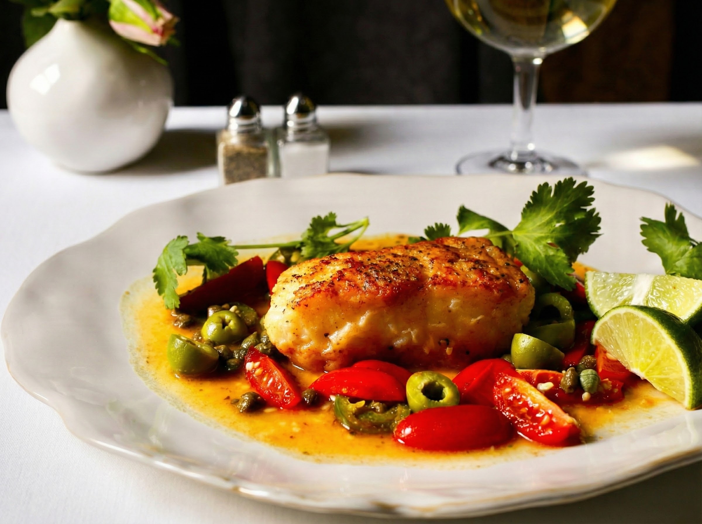 Cabrillo Sea Bass Veracruz style