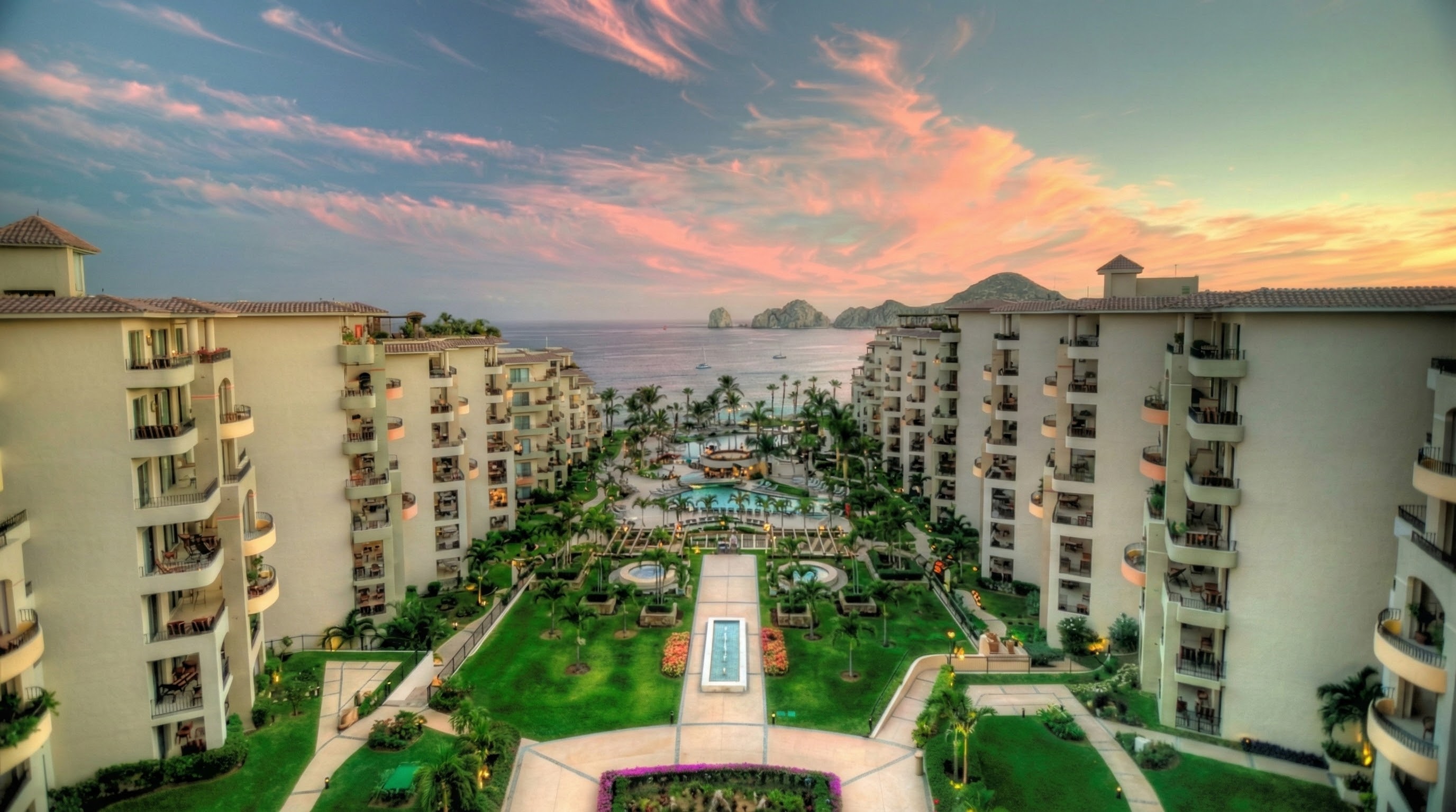 Cabo San Lucas coastline at sunset